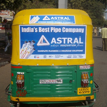 Auto Rickshaw Advertising for Astral